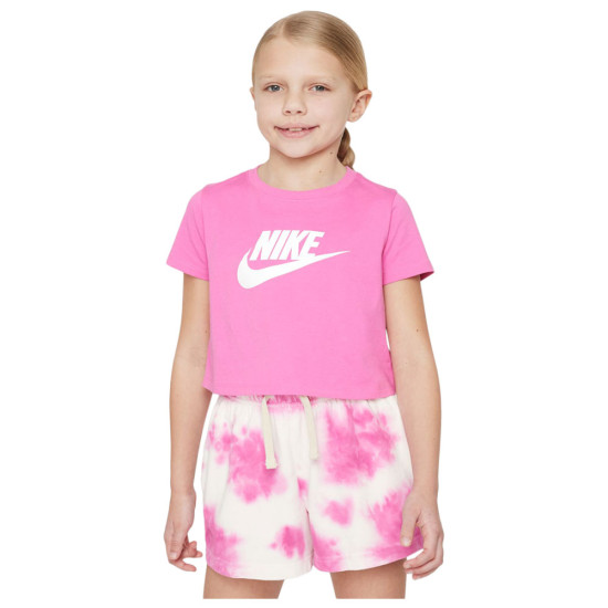 Nike Παιδική κοντομάνικη μπλούζα Sportswear Crop Futura Tee